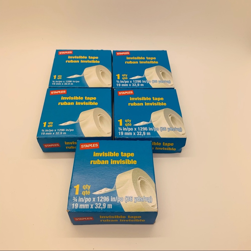 NWT Staples Invisible Tape